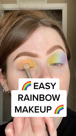 Easy Rainbow Eye Makeup Tutorial | Colorful Look
