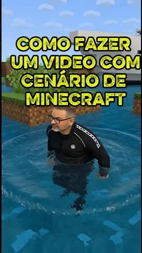 Tutorial de como fazer vídeo com cenário Minecraft. #tutorial #shorts #minecraft #minecraftshorts