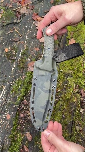 Chris Reeve Knives Pacific Kydex Sheath in MultiCam Black with Dangler #shorts #chrisreeve #kydex