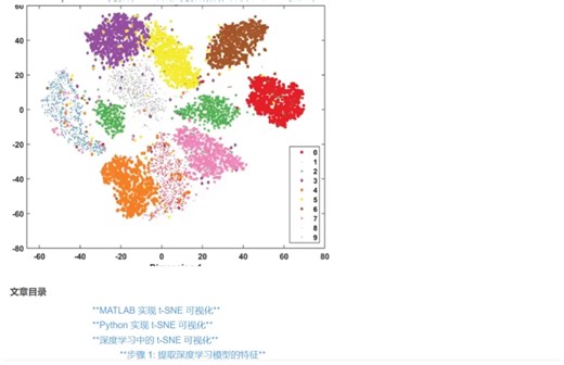 matlab&Python tsne可视化，tsne降维可视化案例，深度学习tsne可定制。