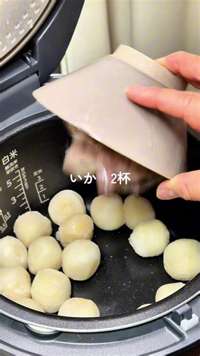 炊飯器で作る里芋といかの煮物レシピ