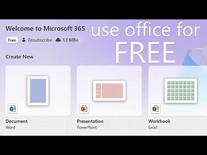 How to Use Microsoft Office on the Web for FREE Right NOW