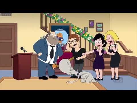 American Dad - Klaus funeral (Musical number: All Star)