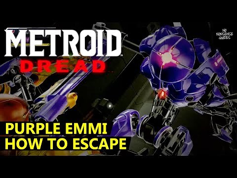 Metroid Dread Purple Emmi - How to Escape - First 3 Encounters