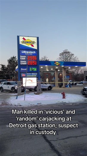 Man Killed in Random Carjacking at Detroit Gas Station