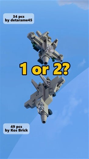 1 or 2? LEGO F-18: The Ultimate Design Duel!