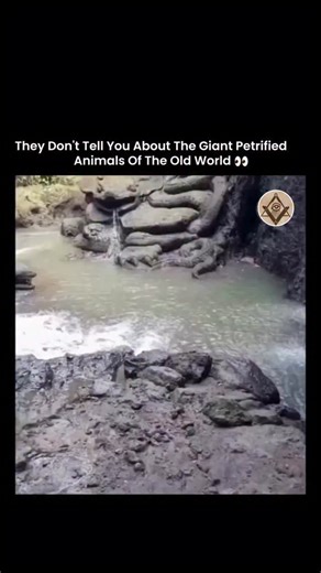 Official Theory Whispers 👁️ on Instagram: "Why is nobody paying attention to the titans buried in stone? The truth rewrites all of natural history. Here’s what they don’t tell you: ✅ What museums call “rock formations” are actually fossilized remains of mega-fauna from a pre-flood hyperborean world—giant mammals, reptiles, and avians that make dinosaurs look small. ✅ These “mountains” and “mesas” in places like the American West, the Sahara, and Siberia are not natural geology. They are colossa