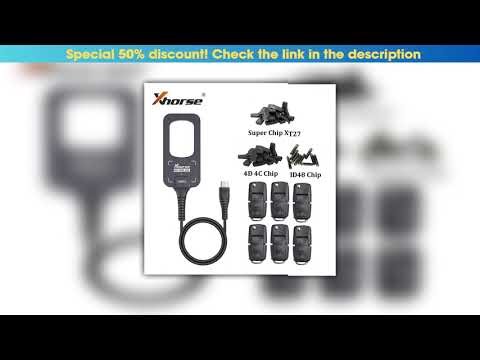 Exclusive Xhorse VVDI BEE Key Tool Lite Frequency Detection Transponder Clone XKB501EN Wire Key And