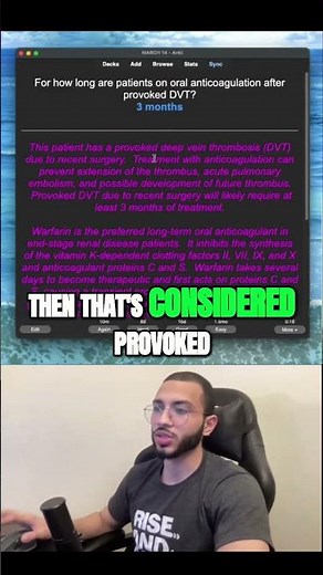 Provoked DVT: How Long Are You on Blood Thinners? #shorts