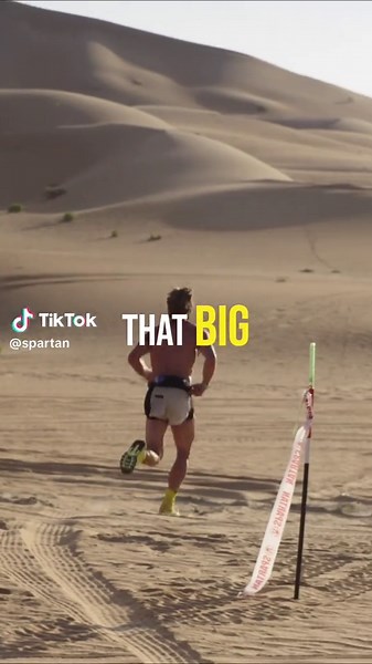 Conquering sand dunes in the desert is a skill in and of itself. Spartans just make it look easy.