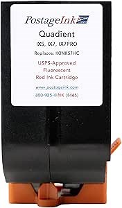 IXINK57HC High Capacity Compatible Ink Cartridge Replacement for Quadient IX5, IX7 and IX7PRO Postage Meters