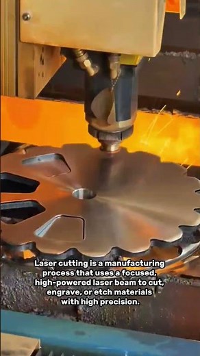 Laser Cutting, How High-Power Lasers Cut Steel with Precision #LaserCutting #MetalFabrication