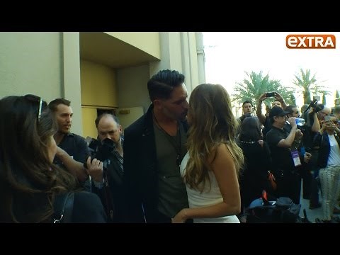 Joe Manganiello Kisses Sofia Vergara at CinemaCon, Says No to Bachelor Party in Vegas