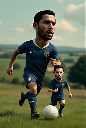 “When Ronaldo and Messi play football together even the comedy becomes world-class! #GOATsUnleashed