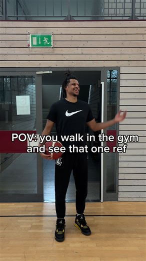 Its always that one ref you cant stand... Share this with a hooper #basketball #relatable #hoops