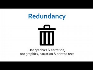 Redundancy Principle | The 12 Multimedia Instructional Principles