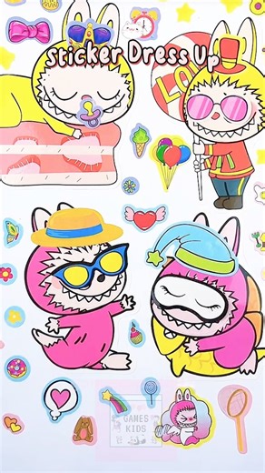 #diy #labubu #labubuviral #sticker #dressup #cute #shortvideo #shorts #short #shortsviral