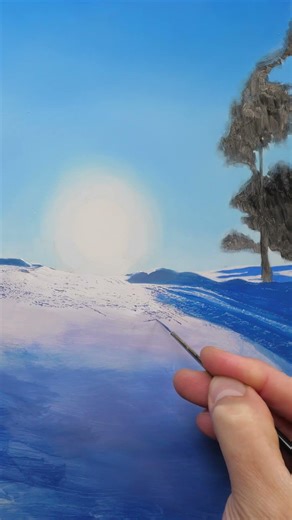 Developing the scene #satisfying #art #painting