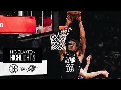 Nic Claxton racks up 23 points and 13 rebounds vs. Thunder | 1.5.24