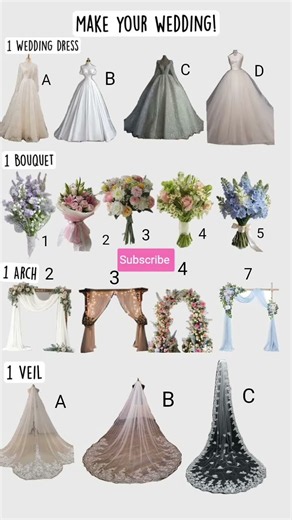 build your dream wedding? which one are you choosing? 1,2,3, or 4? #thewedding #dreamweddings #usa