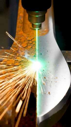 This Light EATS Rust! Satisfying Laser Cleaning