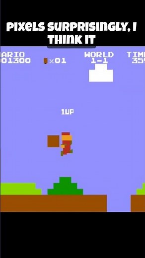 Super Mario Brothers as an Atari 2600 game