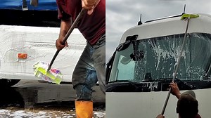 Revive Curtain Trailer Ultimate Cleaning and Restoration for Trucks