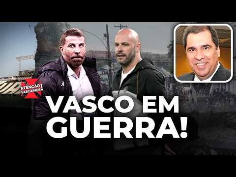 PESADO! POLÍTICA DO VASCO MEXE COM BASTIDORES, TORCIDA PROTESTA E TÉCNICO DECIDE