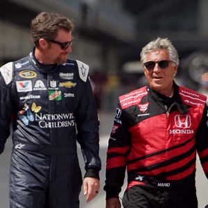 What do Stephen Curry, Lady Gaga, Dale Earnhardt Jr., Julian Edelman, Aly Raisman, Mike Tirico, Ice T, Tony Dungy, and MC Hammer all have in common? Their love for Mario Andretti - Watch 'Drive like Andretti' as we celebrate the 50th anniversary of his Indy 500 win here: http://bit.ly/2JBy6cY | NBC Sports