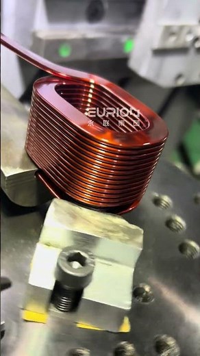 Edgewise Winding in Action | Oval Flat Copper Inductor Coil