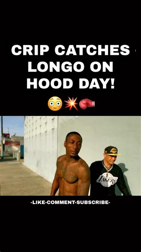 Crip CATCHES LONGO ON HOOD DAY story 😳💥 #trending #viral #shorts #vlog #fyp