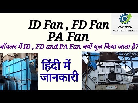 ID Fan,FD Fan & PA Fan in Boiler | ID Fan,FD Fan in Power Plant | Difference between ID or FD Fan