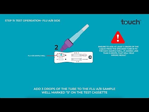 How to use: Covid-19 and Flu A/B Rapid Antigen Combo Test Kit- Self Testing |TouchBio