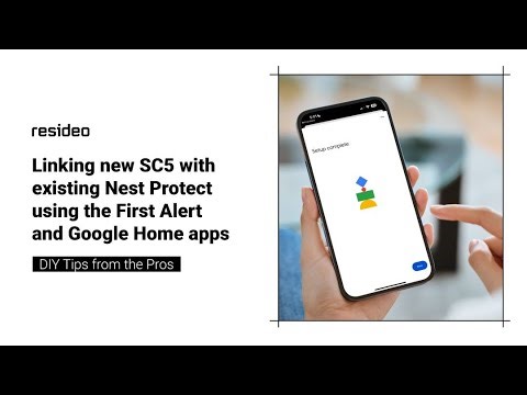Linking new SC5 with existing Nest Protect using the First Alert and Google Home apps
