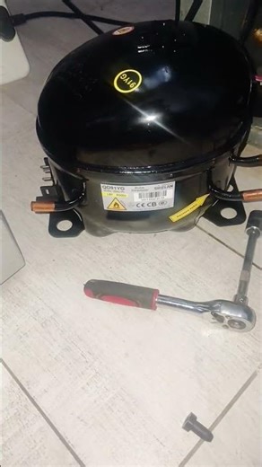 Fridge compressor replacing