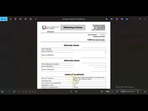 How to File Income Tax Returns if you are employed and have been issued with a withholding Tax.