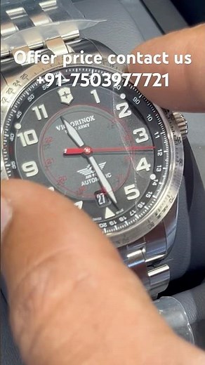 🎁 Victorinox Airboss Mechanical Unboxing | Swiss Made Automatic Pilot Watch ✈️⌚ | Model 241888