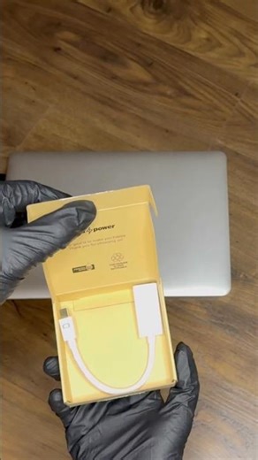 Macbook Air connect special HDMI dock in TV 🔝🤩👌 #ajtitech #apple