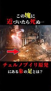 この塊に近づいたら死…チェルノブイリ原発にある象の足とは #都市伝説 #怖い話 #雑学 #shorts