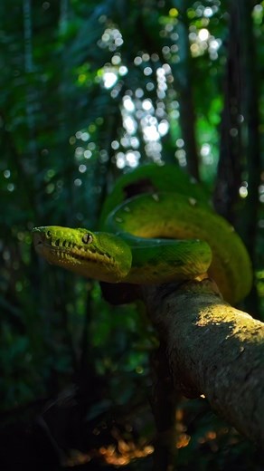 Dan Ng | The Emerald Tree Boa 🐍 What a rare encounter! Definitely one of the most beautiful snakes ever 💚There’s just something so mesmerising and... | Instagram