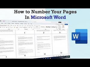 How to number pages for Thesis/Dissertation | Roman Arabic and English Numbering | Formatting
