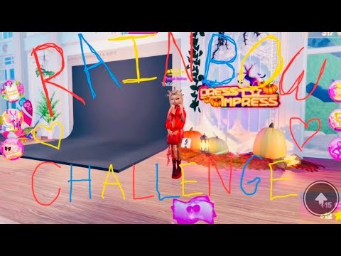 RAINBOW COLOR CHALLENGE!!! Dress to Impress!!