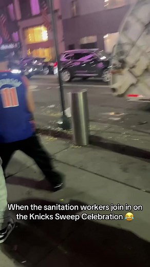 SWEEP SWEEP SWEEP FOR THE KNICKS 😂 (🎥:@SKINNY) #nyc #knicks #nba | knicks fans