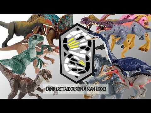 All Camp Cretaceous DNA Scan Codes! - Jurassic World Facts