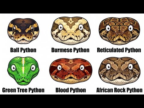 Every TYPE Of PYTHON Explained In 5 Minutes 