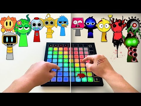 16 Sprunki Mods VS REAL instruments!