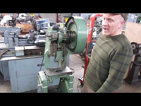 Rousselle 10 Ton Non Repeat Punch Press 110v 1 Phase @ Mullin Machinery of NJ