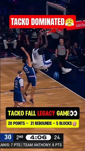 Tacko Fall had a LEGACY GAME😭