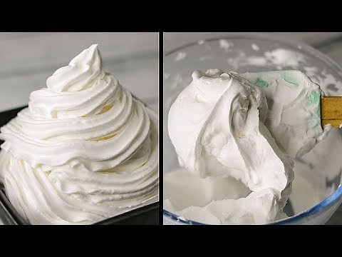 How To Whip Cream | Stiff Peaks Whipped Cream | How To Make Whipped Cream | Yummy