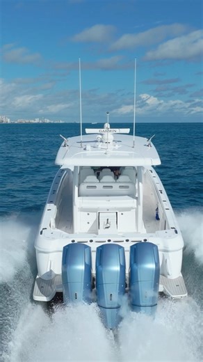 Coming soon to the market is this 2021 Intrepid 427 Nomad equipped with triple Mercury 600V12’s